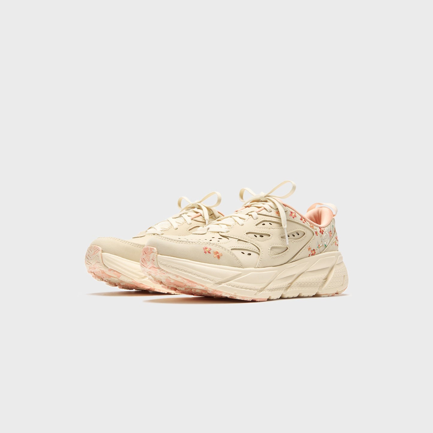 Men Kith HOKA Vibrant Bloom Clifton L - Vanilla / Dry Clay