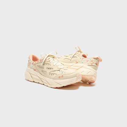 Men Kith HOKA Vibrant Bloom Clifton L - Vanilla / Dry Clay