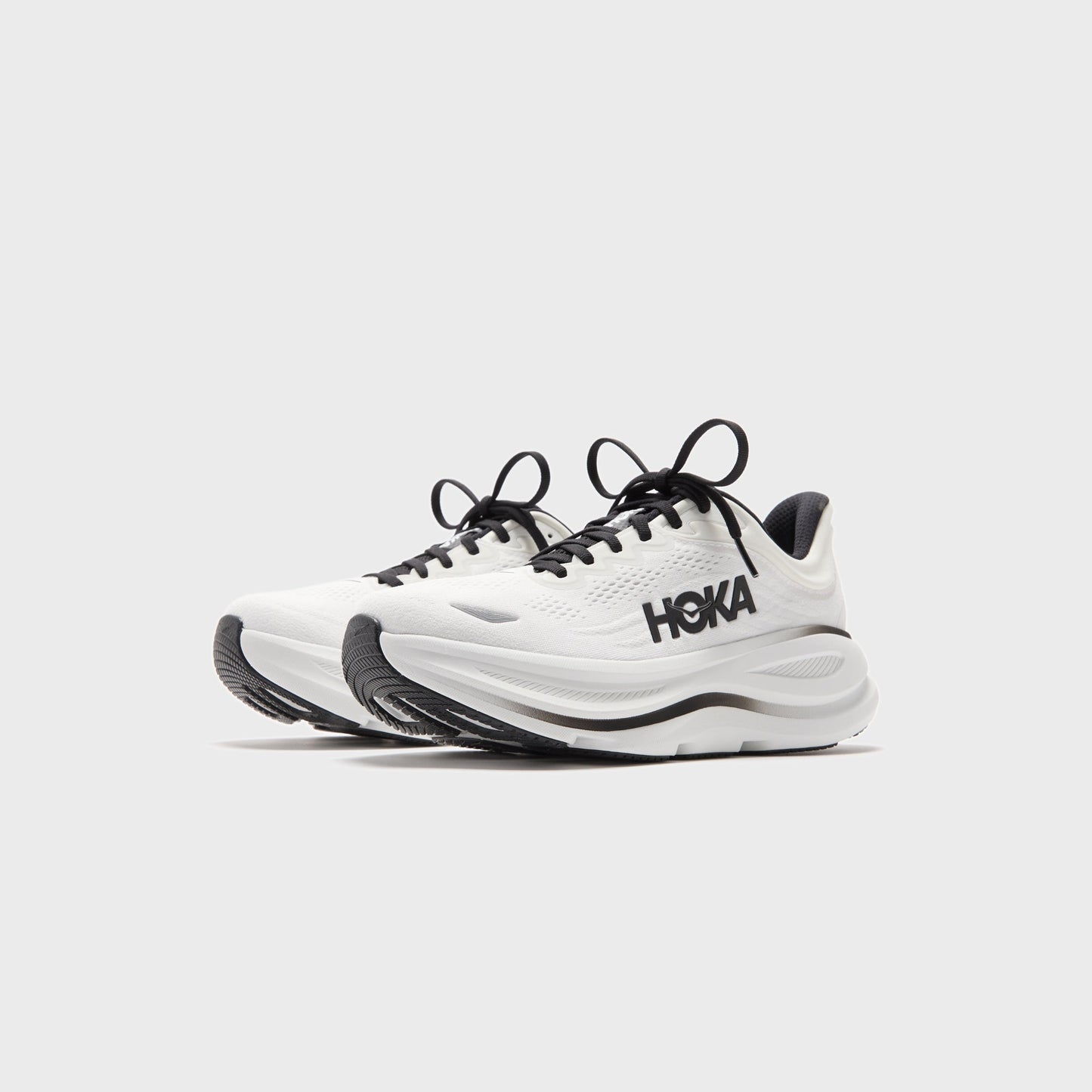 Men Kith HOKA Bondi 9 - White / Black