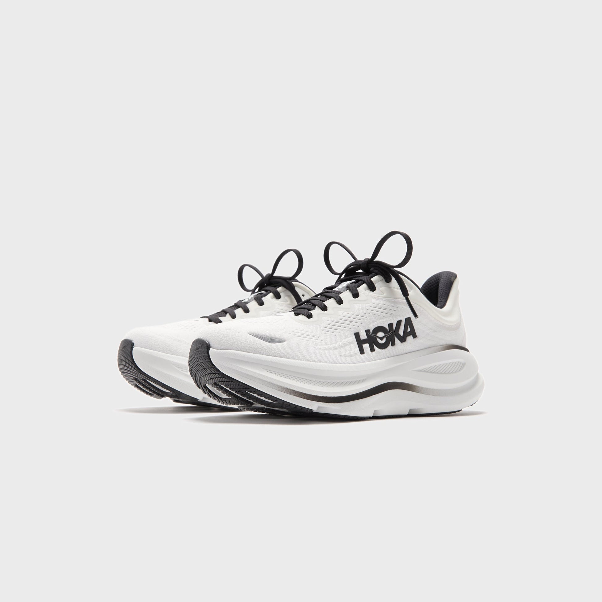 Men Kith HOKA Bondi 9 - White / Black