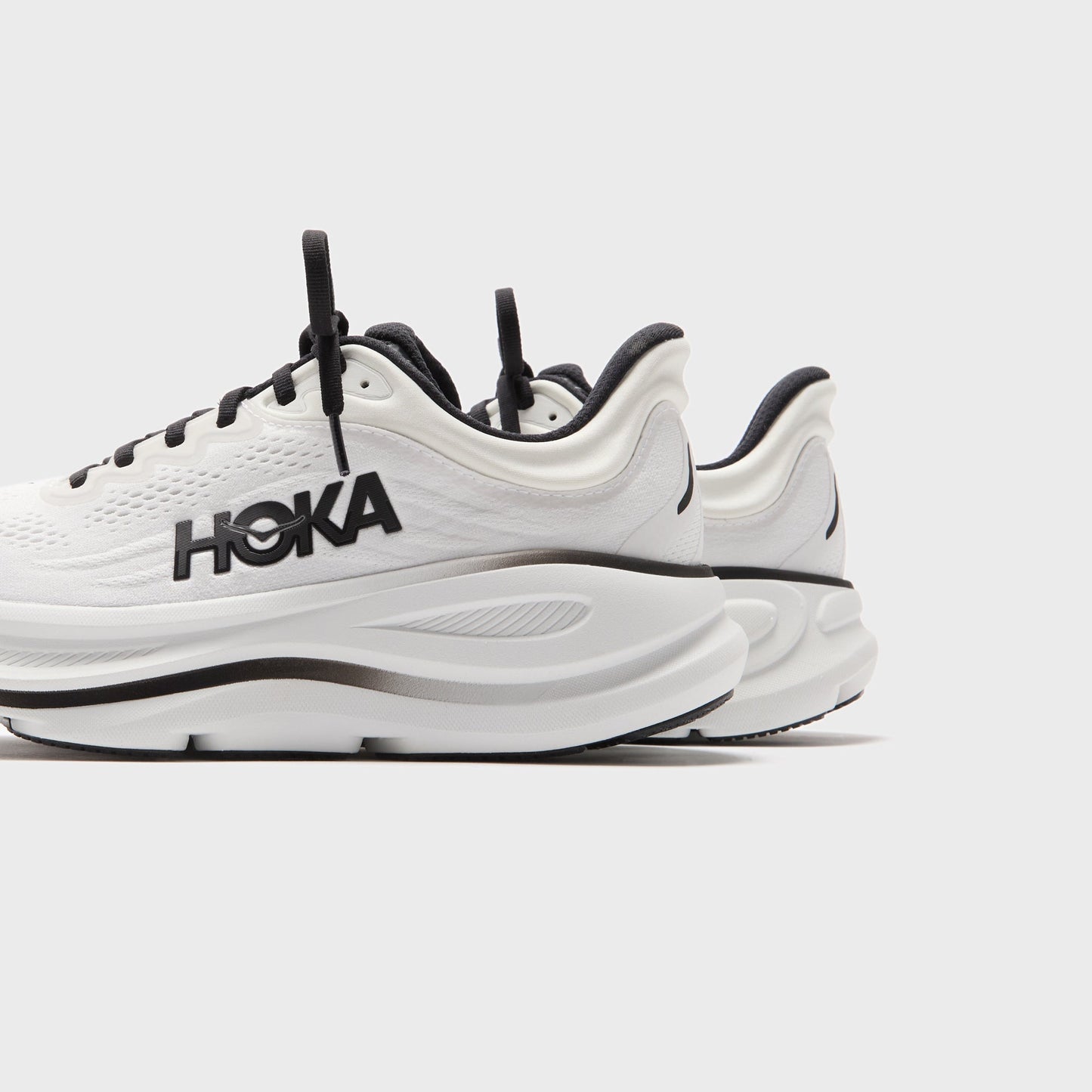 Men Kith HOKA Bondi 9 - White / Black