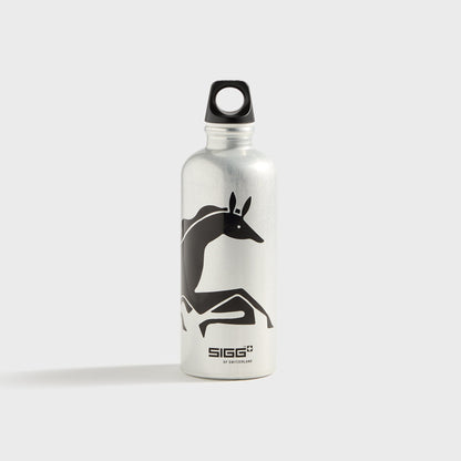 Women Kith by Parra Horizontal Horse Sigg Bottle - Black