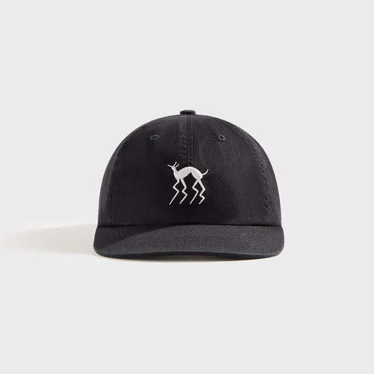 Men Kith by Parra Spikey Legs 6-Panel Cap - Black