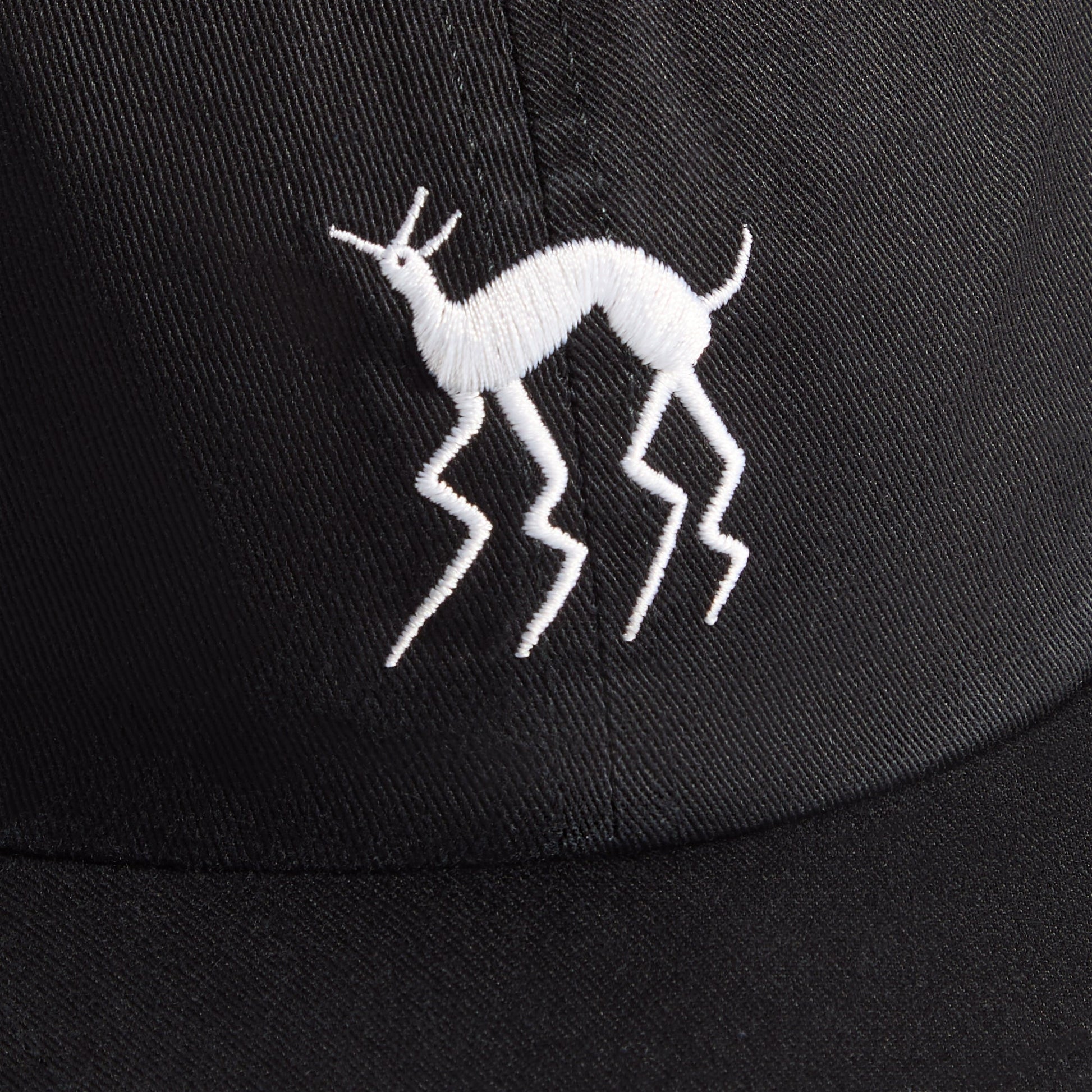 Men Kith by Parra Spikey Legs 6-Panel Cap - Black