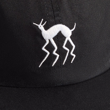 Men Kith by Parra Spikey Legs 6-Panel Cap - Black