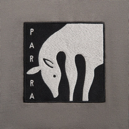 Men Kith by Parra Get On The Donkey Hooded Sweatshirt - Washed Grey