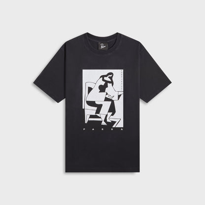 Men Kith by Parra The Confession Tee - Washed Black