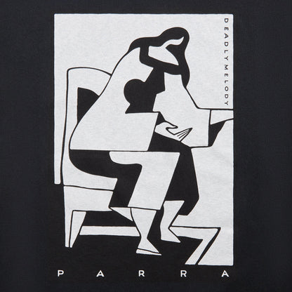 Men Kith by Parra The Confession Tee - Washed Black