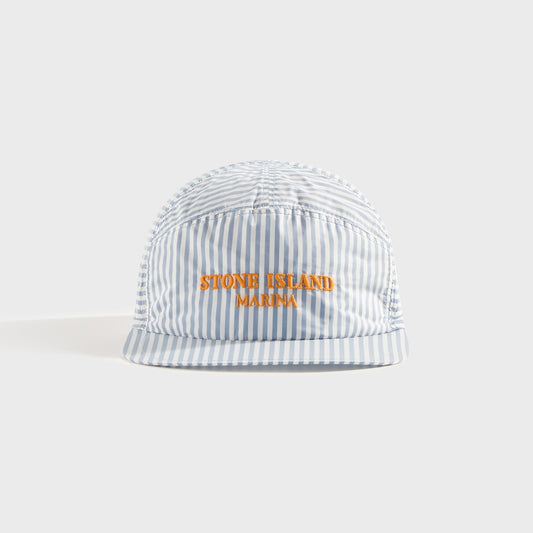 Men Kith Stone Island Marina Cap - Blue Marine