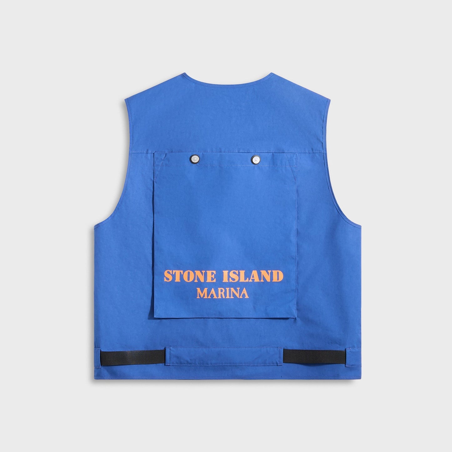 Men Kith Stone Island Vest - Blue Marine