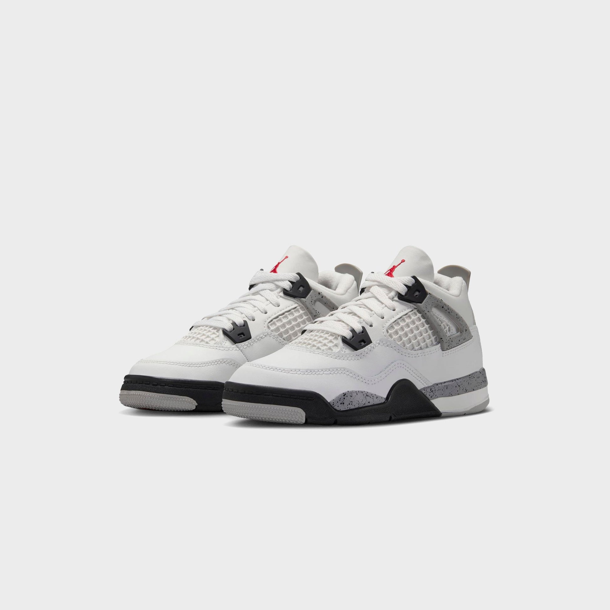 Kids Kith Nike PS Air Jordan 4 Retro - Summit White / Fire Red / Tech Grey / Bla