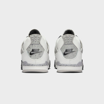 Kids Kith Nike PS Air Jordan 4 Retro - Summit White / Fire Red / Tech Grey / Bla