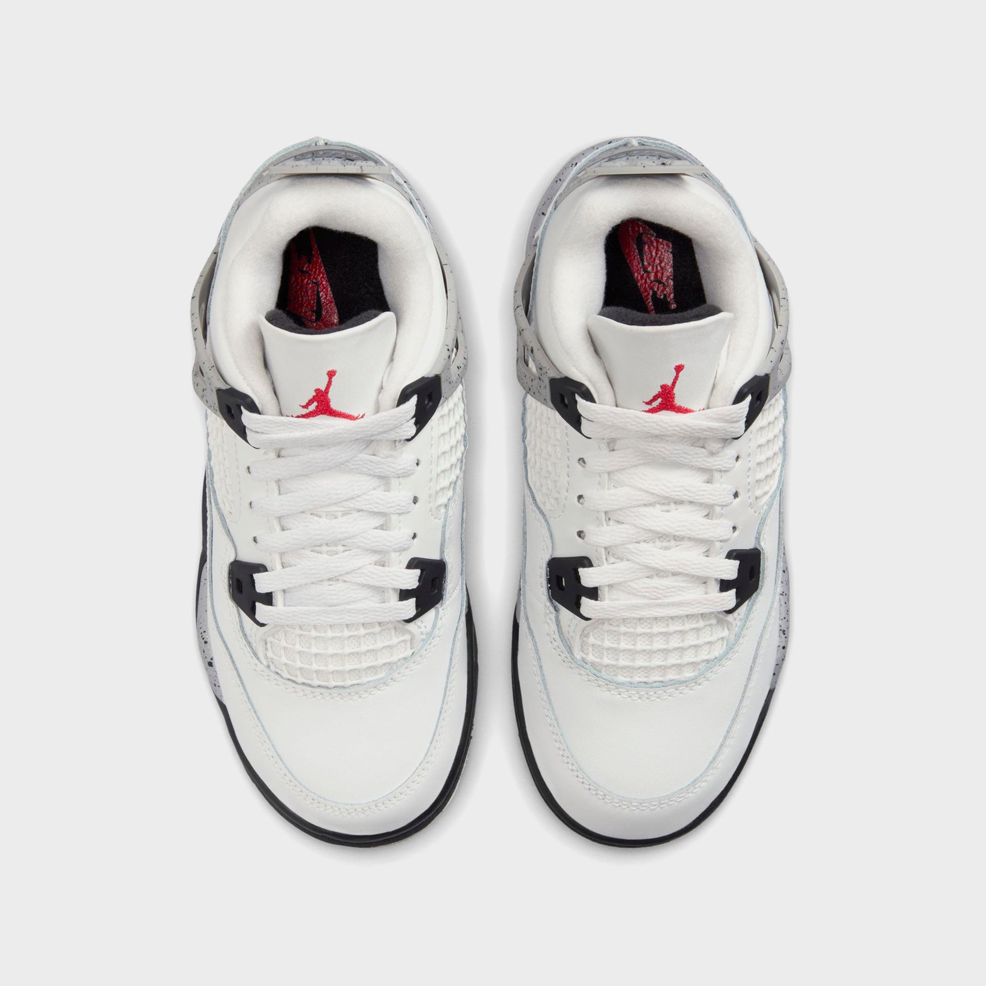 Kids Kith Nike PS Air Jordan 4 Retro - Summit White / Fire Red / Tech Grey / Bla