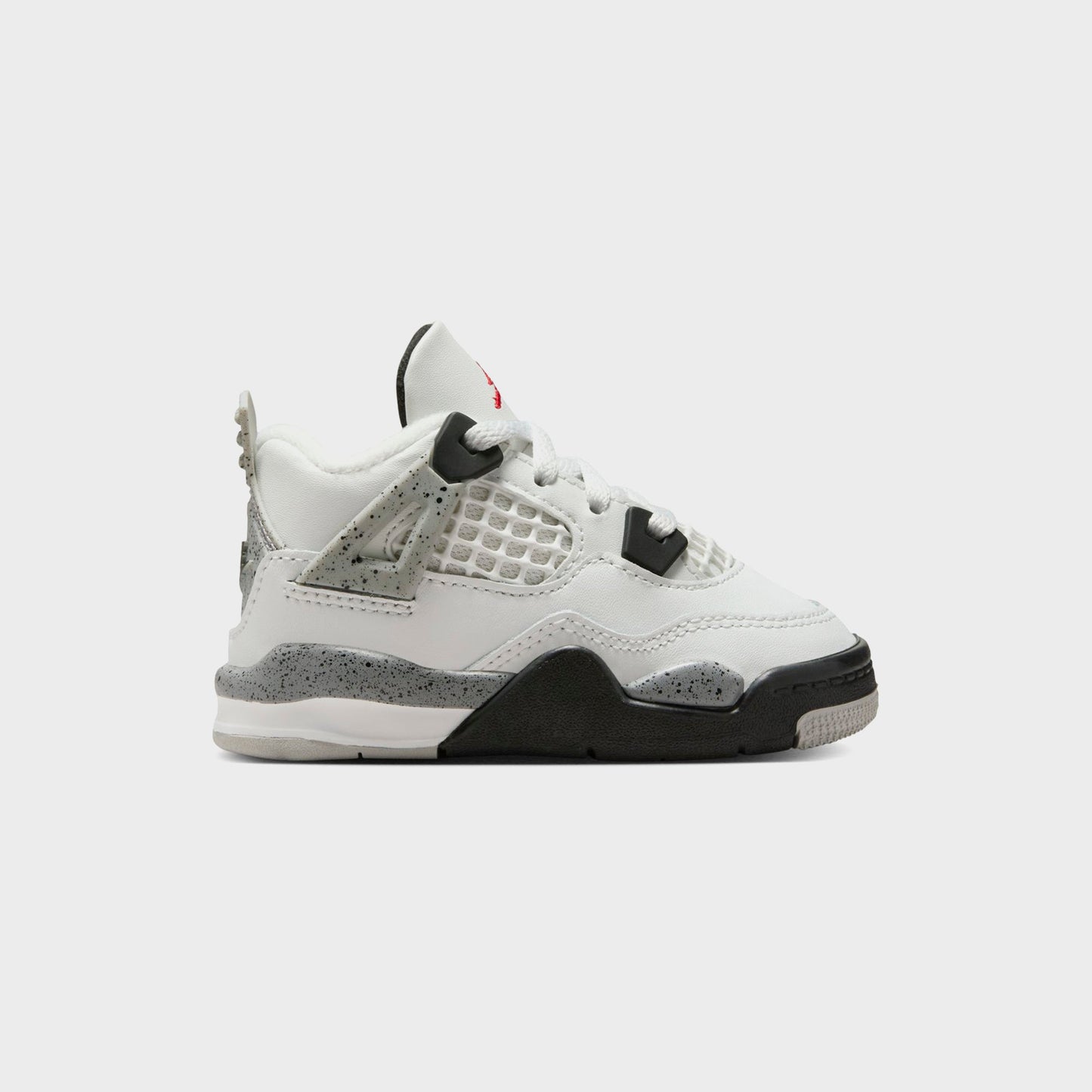 Kids Kith Nike TD Air Jordan 4 Retro - Summit White / Fire Red / Tech Grey / Bla