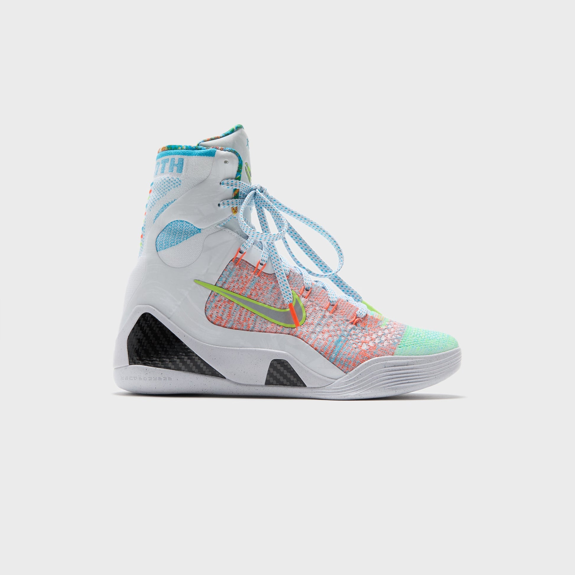 Men Kith Nike Kobe 9 Elite Protro - White / Reflective Silver / Chlorine Blue /