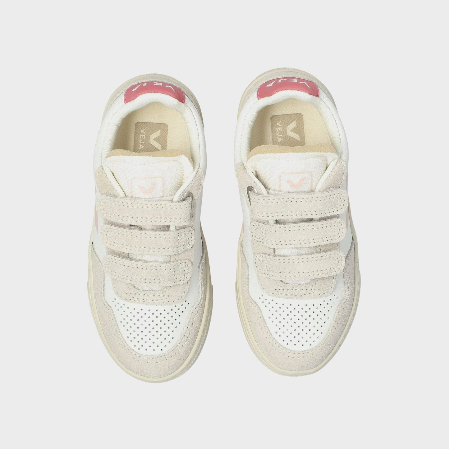 Kids Kith Veja Jr Small V-90 - Extra-White / Petale