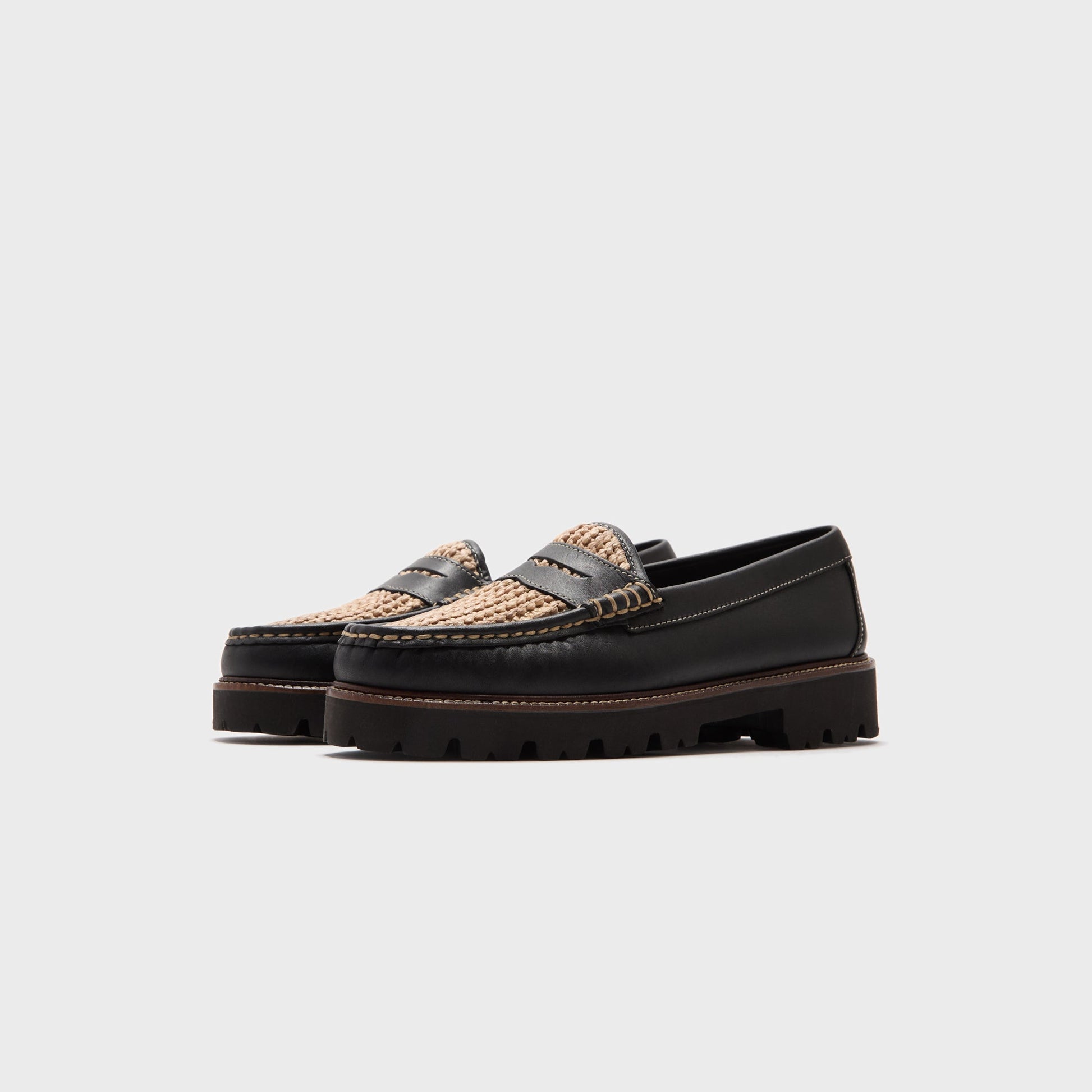 Women Kith G.H. Bass Whitney Super Lug - Black / Natural