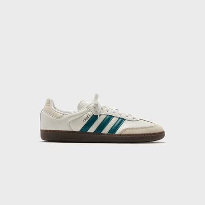 Women Kith adidas WMNS Samba OG - Cloud White / Legacy Teal / Wonder White