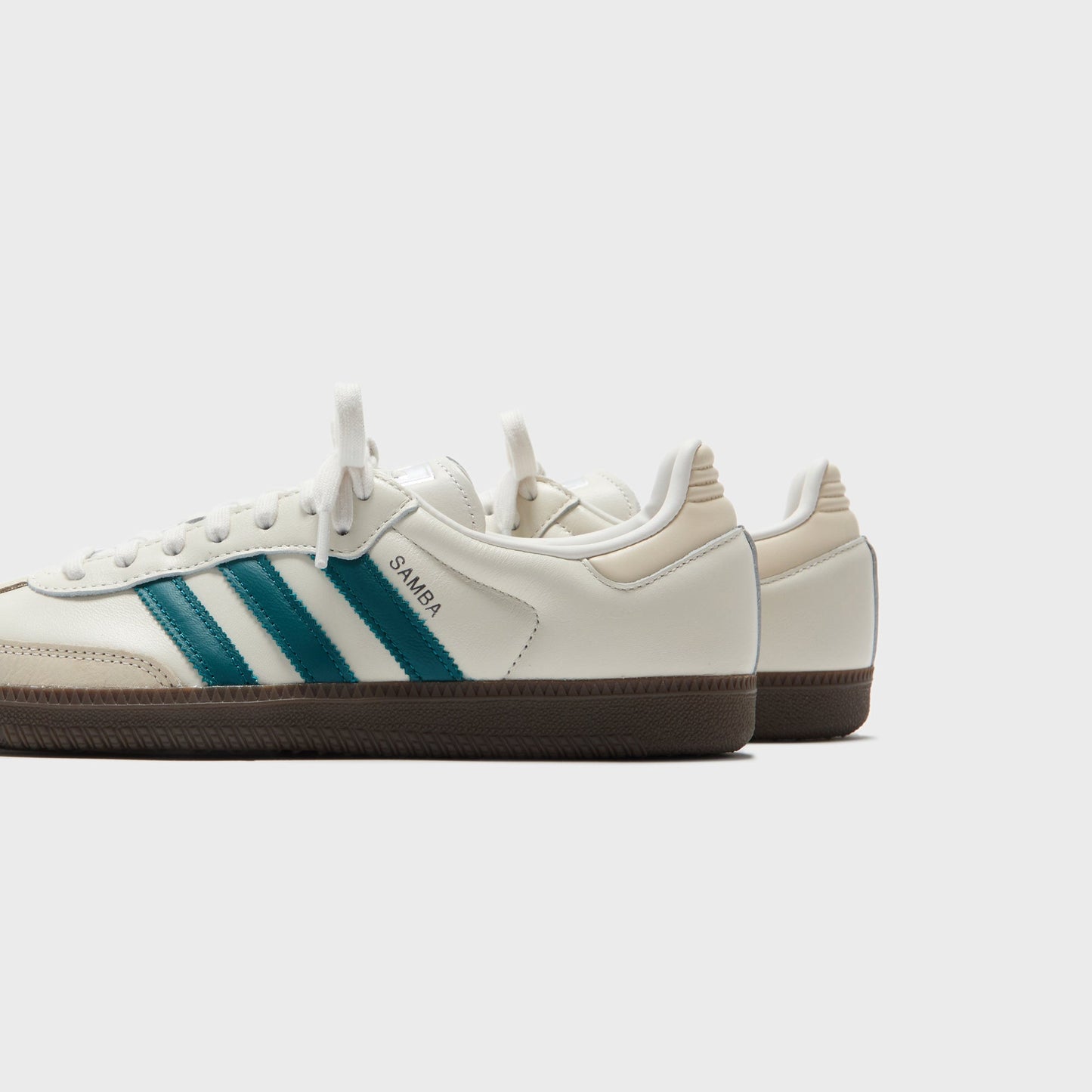 Women Kith adidas WMNS Samba OG - Cloud White / Legacy Teal / Wonder White