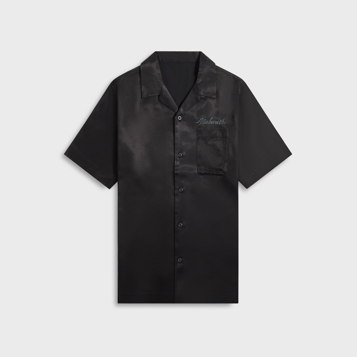 Men Kith Maharishi 6098 Tiger Dragon Camp Collar Shirt - Black