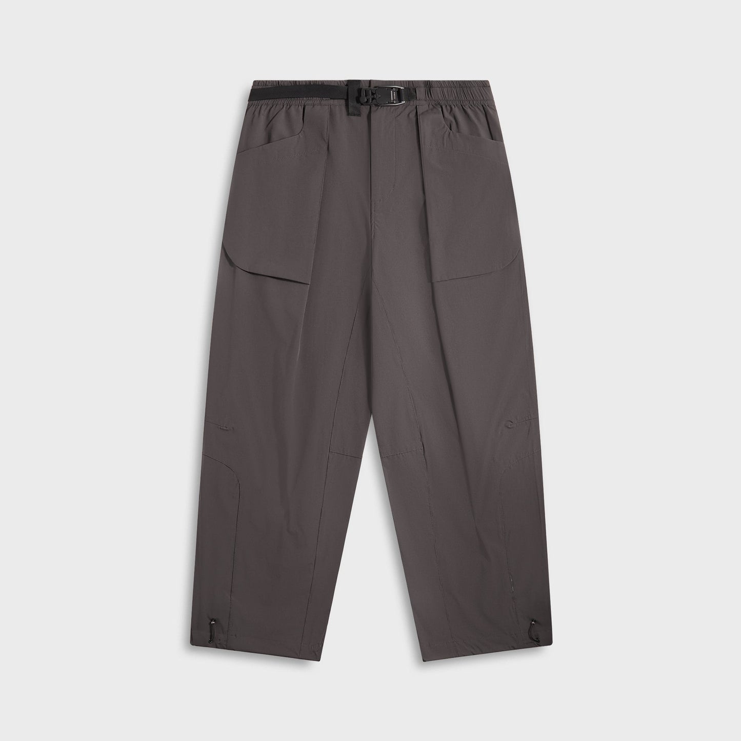 Men Kith Maharishi 6081 Hemp Pleated Track Pants - Charcoal