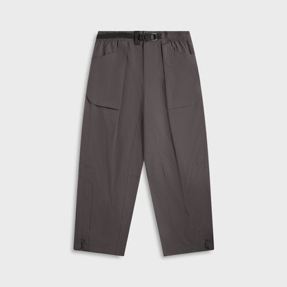 Men Kith Maharishi 6081 Hemp Pleated Track Pants - Charcoal