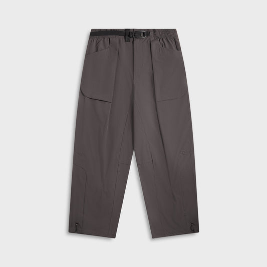 Men Kith Maharishi 6081 Hemp Pleated Track Pants - Charcoal