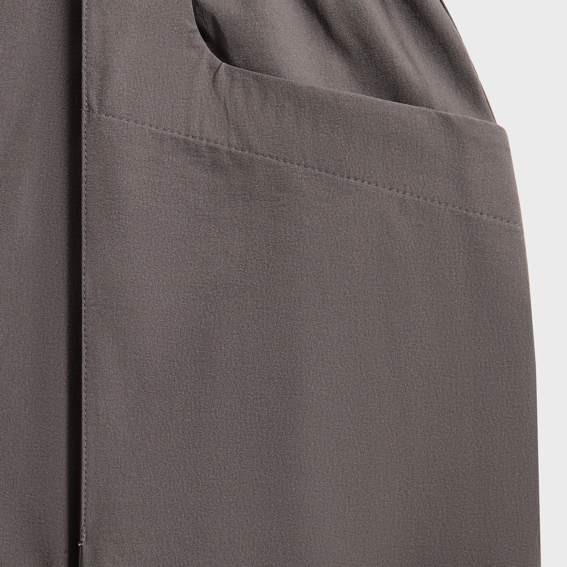 Men Kith Maharishi 6081 Hemp Pleated Track Pants - Charcoal