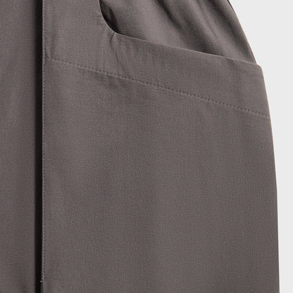 Men Kith Maharishi 6081 Hemp Pleated Track Pants - Charcoal