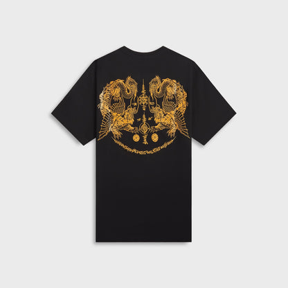 Men Kith Maharishi 1489 Muay Thai Tiger Dragon Tee - Black
