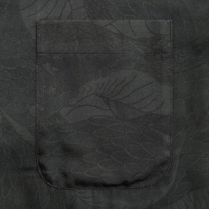 Men Kith Maharishi 1480 Snakeskin Summer Shirt - Subdued Night