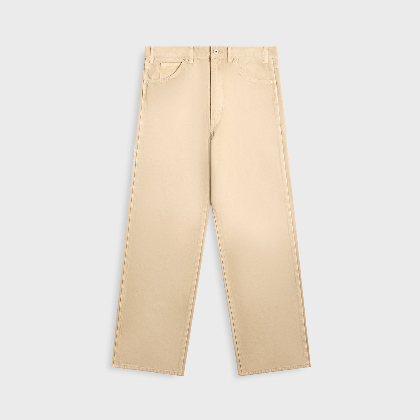 Men Kith Auralee Organic Cotton Duck Pants - Light Beige