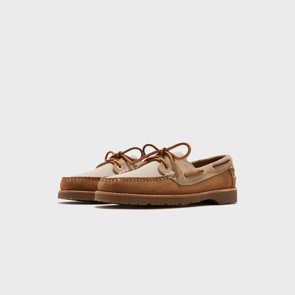 Men Kith G.H. Bass Hampton Mini Lug Boater - Tan Combo