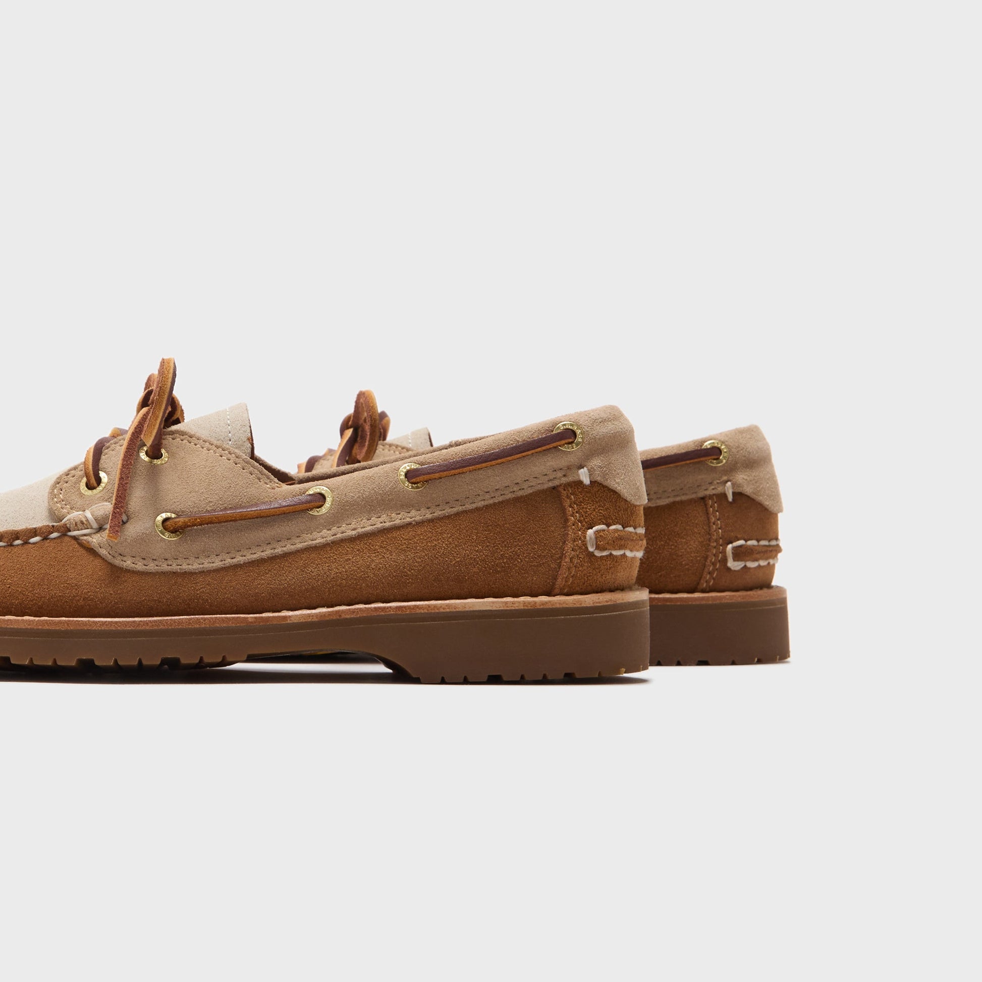 Men Kith G.H. Bass Hampton Mini Lug Boater - Tan Combo