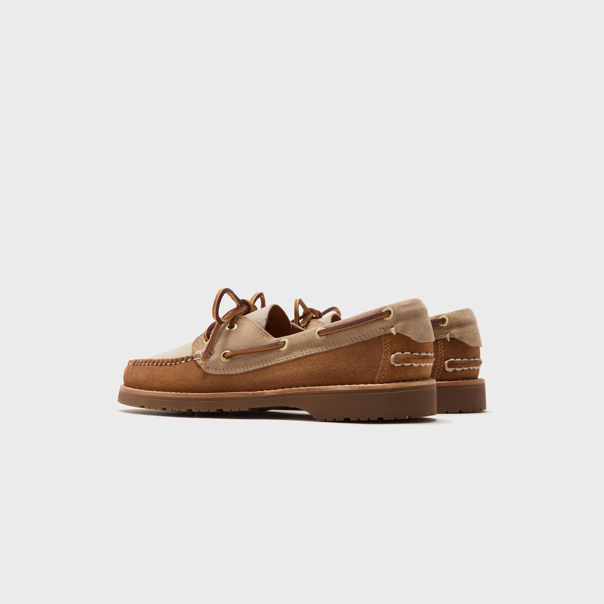 Men Kith G.H. Bass Hampton Mini Lug Boater - Tan Combo