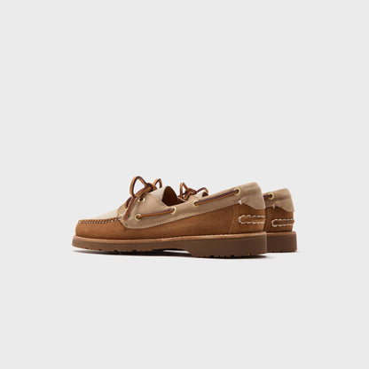 Men Kith G.H. Bass Hampton Mini Lug Boater - Tan Combo