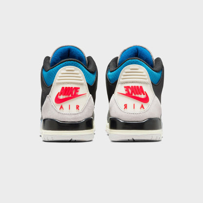 Kids Kith Jordan GS Air Jordan 3 Retro OG - Black / Chile Red / Neutral Grey / M