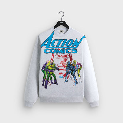 Men Kith Superman | Kith Action Comics Nelson Crewneck - Light Heather Grey