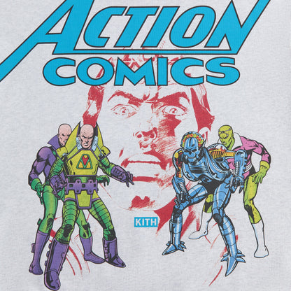 Men Kith Superman | Kith Action Comics Nelson Crewneck - Light Heather Grey