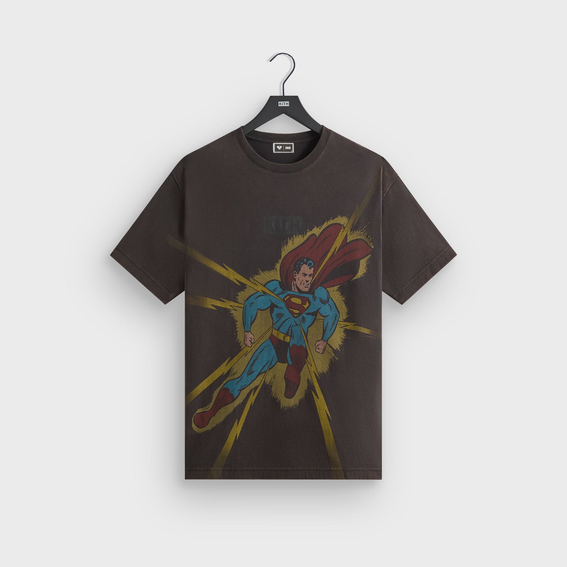 Men Kith Superman | Kith Lightning Bolt Tee - Black