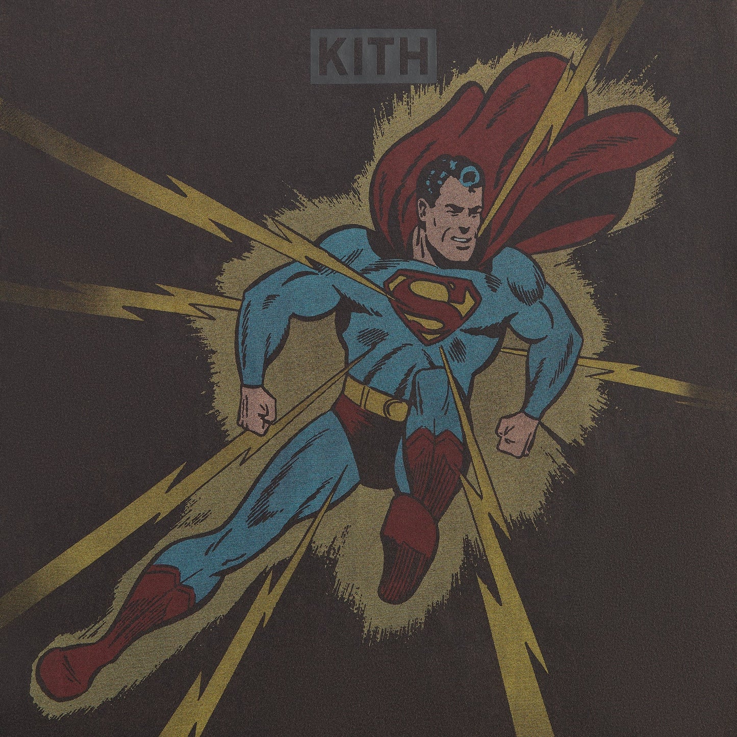 Men Kith Superman | Kith Lightning Bolt Tee - Black