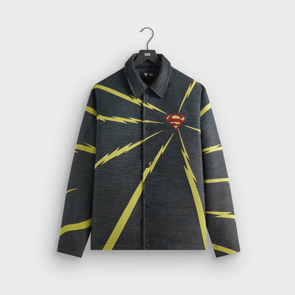 Men Kith Superman | Kith Lightning Tapestry Jacket - Black