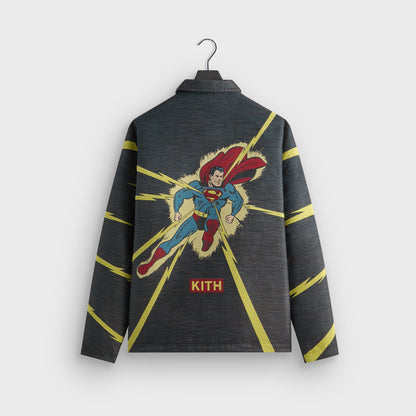 Men Kith Superman | Kith Lightning Tapestry Jacket - Black