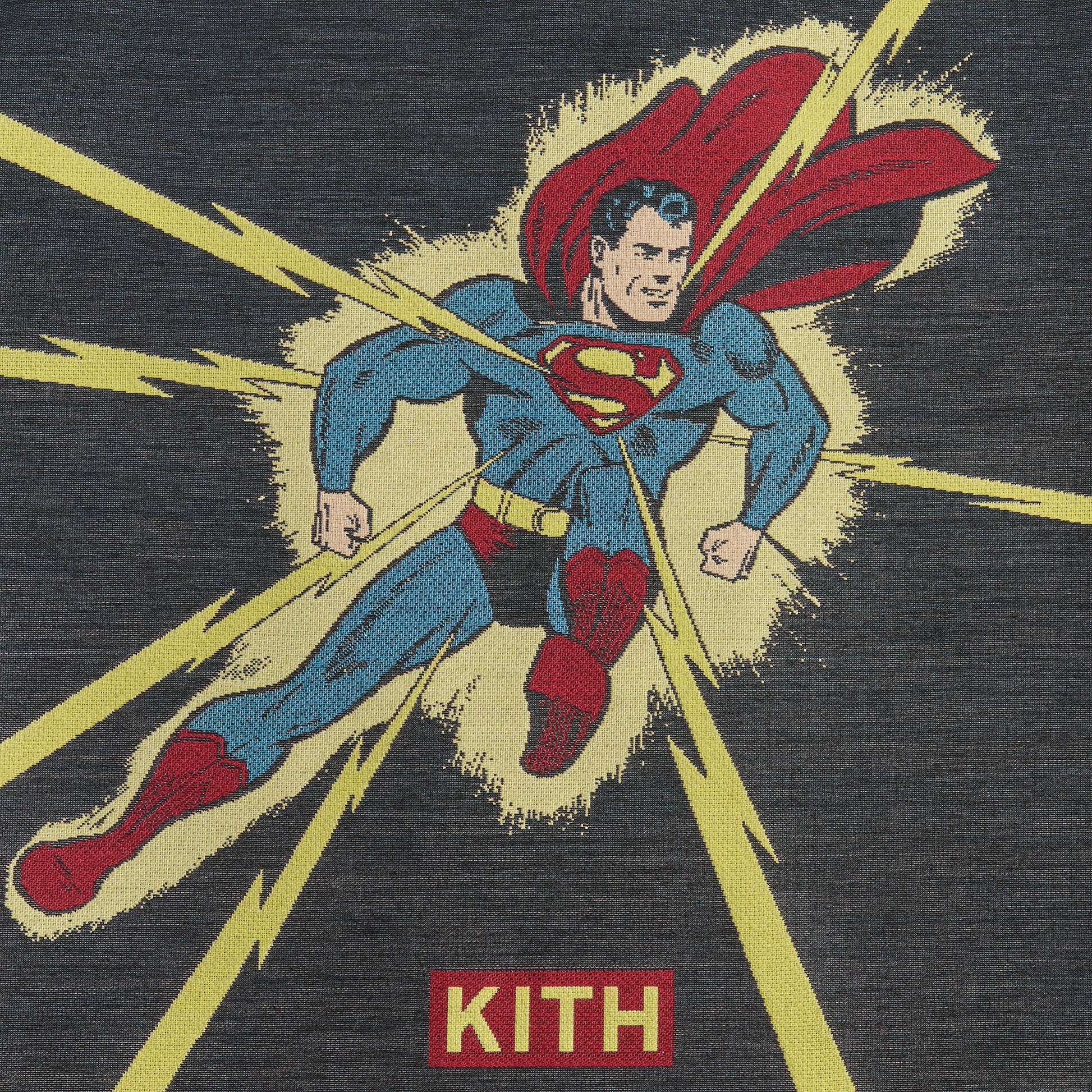 Men Kith Superman | Kith Lightning Tapestry Jacket - Black