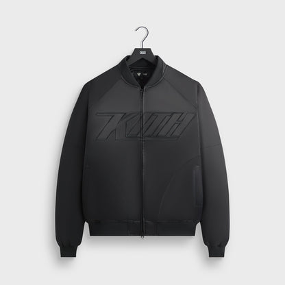 Men Kith Superman | Kith Satin Bomber Jacket - Black