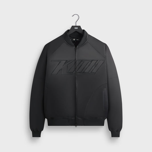 Men Kith Superman | Kith Satin Bomber Jacket - Black