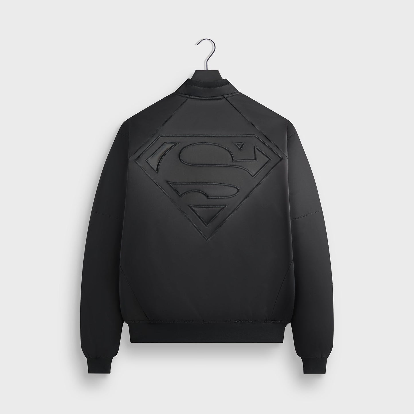 Men Kith Superman | Kith Satin Bomber Jacket - Black