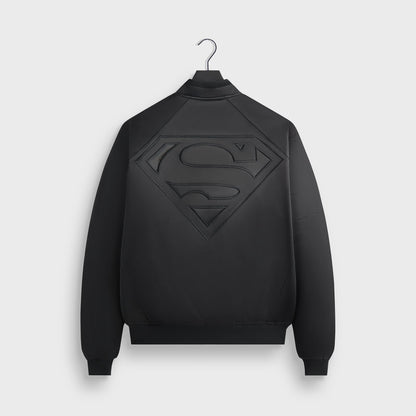 Men Kith Superman | Kith Satin Bomber Jacket - Black