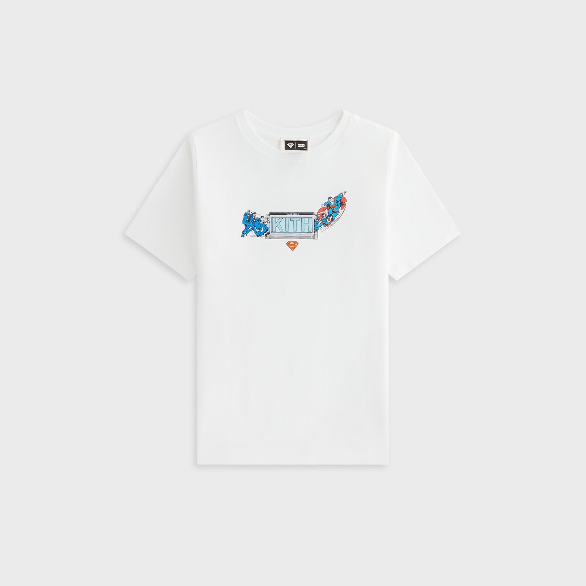 Men|Kids Kith Superman | Kith Kids Booth Vintage Tee - White