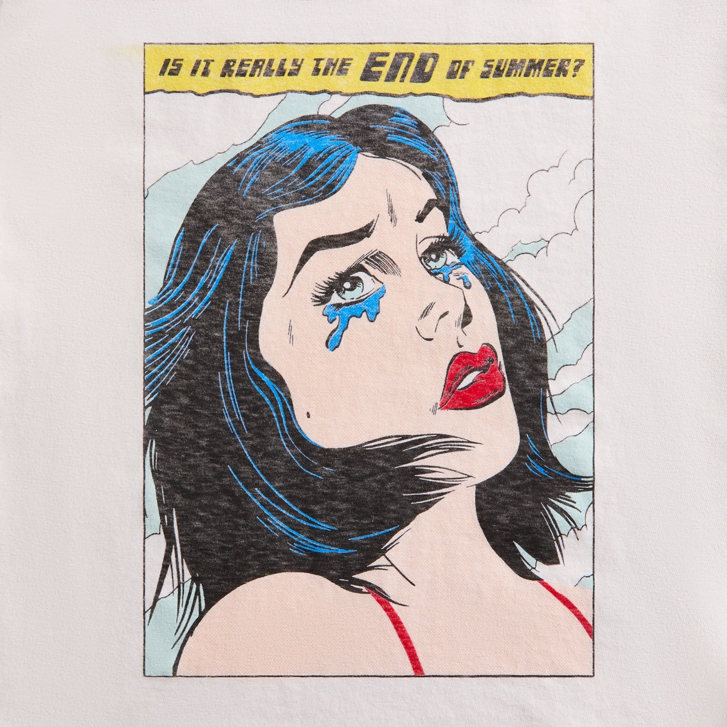 Women Kith ReDone 70s Loose Tee Summer - Vintage White